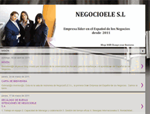 Tablet Screenshot of negocioele.blogspot.com