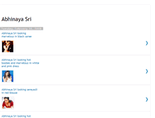 Tablet Screenshot of abhinayasriphotos.blogspot.com