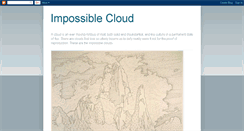 Desktop Screenshot of impossiblecloud.blogspot.com