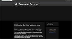 Desktop Screenshot of hgh-facts-reviews.blogspot.com