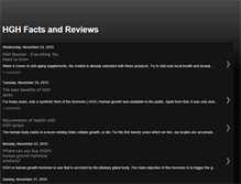 Tablet Screenshot of hgh-facts-reviews.blogspot.com