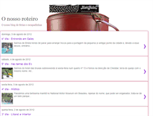 Tablet Screenshot of nosso-roteiro.blogspot.com