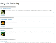 Tablet Screenshot of delightfulgardening.blogspot.com