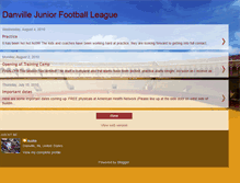 Tablet Screenshot of danvillejuniorfootball.blogspot.com