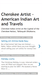 Mobile Screenshot of cherokee-art.blogspot.com