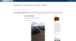 Desktop Screenshot of dreamsinthepalmofyourhand.blogspot.com