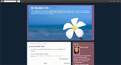 Desktop Screenshot of myrandomlife-franke.blogspot.com