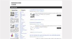Desktop Screenshot of negocios-1000.blogspot.com
