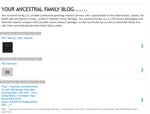 Tablet Screenshot of genealogymysteriessolved.blogspot.com