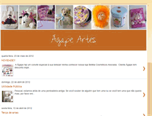 Tablet Screenshot of agapeartes.blogspot.com