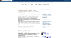 Desktop Screenshot of elrauldelosrecuerdos.blogspot.com