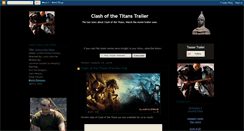 Desktop Screenshot of clash-of-the-titans-movie-trailer.blogspot.com