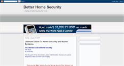 Desktop Screenshot of better-homesecurity.blogspot.com