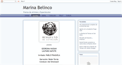 Desktop Screenshot of marinabelinco.blogspot.com