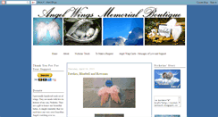 Desktop Screenshot of angelwingsmemorialboutique.blogspot.com