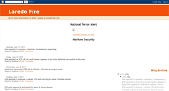 Desktop Screenshot of laredofire.blogspot.com