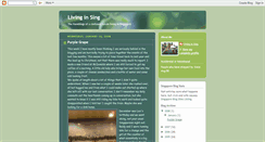 Desktop Screenshot of livinginsing.blogspot.com