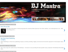 Tablet Screenshot of dj-mantra.blogspot.com