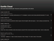 Tablet Screenshot of gorillacloud.blogspot.com