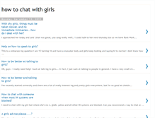 Tablet Screenshot of howtochatwithgirls.blogspot.com