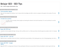 Tablet Screenshot of belajar-seo-kembali.blogspot.com