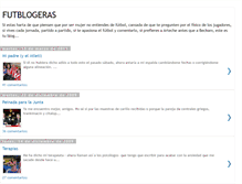 Tablet Screenshot of futblogeras.blogspot.com