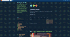 Desktop Screenshot of geracaoforte2010.blogspot.com