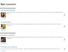 Tablet Screenshot of beerlocavore.blogspot.com