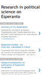 Mobile Screenshot of esperantoresearch.blogspot.com