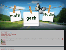 Tablet Screenshot of mathgeekstudio.blogspot.com