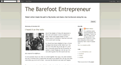 Desktop Screenshot of barefootentrepreneur.blogspot.com