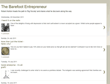 Tablet Screenshot of barefootentrepreneur.blogspot.com