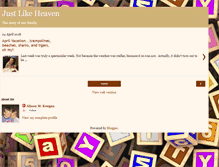 Tablet Screenshot of justlikeheaven05042010.blogspot.com