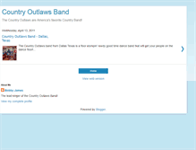 Tablet Screenshot of countryoutlawsband.blogspot.com