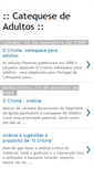 Mobile Screenshot of catequese-adultos.blogspot.com