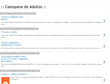 Tablet Screenshot of catequese-adultos.blogspot.com