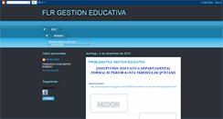 Desktop Screenshot of flrdiagnosticogestioneducativa.blogspot.com