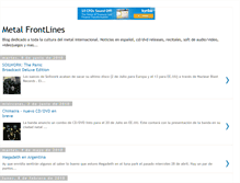 Tablet Screenshot of metalfrontlines.blogspot.com
