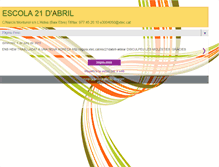 Tablet Screenshot of escola21dabril.blogspot.com