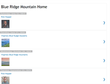 Tablet Screenshot of blueridgemountainhome.blogspot.com