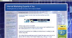 Desktop Screenshot of internetmarketingexperts4you.blogspot.com