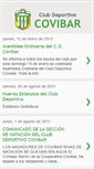 Mobile Screenshot of clubdeportivocovibar.blogspot.com
