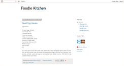 Desktop Screenshot of foodiekitchen24.blogspot.com