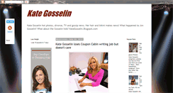 Desktop Screenshot of kategosselin.blogspot.com