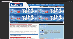 Desktop Screenshot of colegiomaterdei.blogspot.com