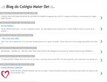 Tablet Screenshot of colegiomaterdei.blogspot.com