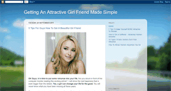 Desktop Screenshot of howtogetanattractivegirlfriend.blogspot.com