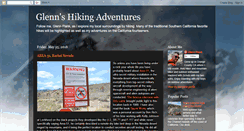 Desktop Screenshot of hikingandscouting.blogspot.com