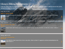 Tablet Screenshot of hikingandscouting.blogspot.com