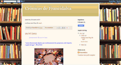 Desktop Screenshot of cronicasliterarias.blogspot.com